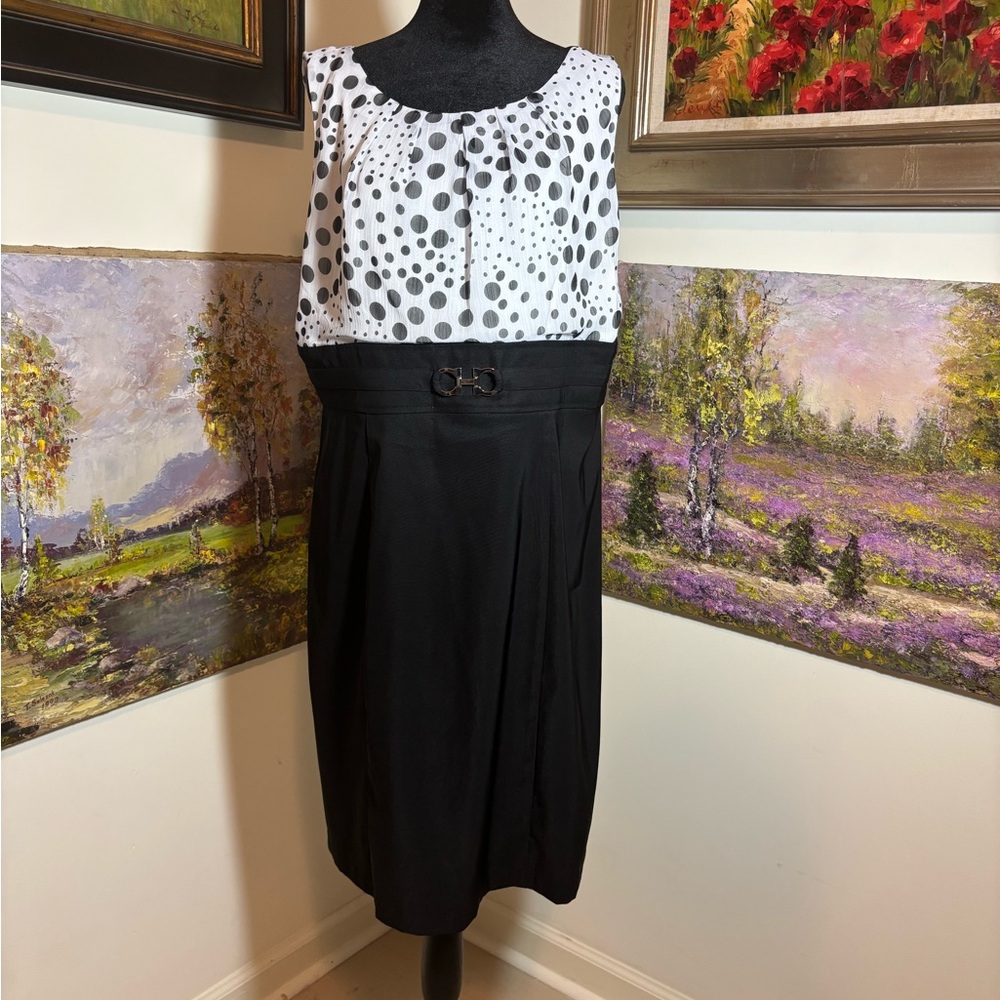 Alyx Black Pleated Pencil Midi Skirt